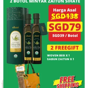 Minyak Zaitun Sihate - Set Combo 2 Botol